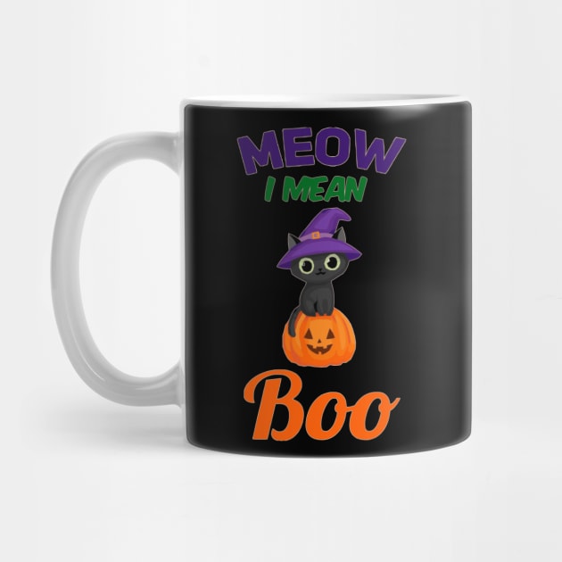 Meow I mean Boo by Glenn Landas Digital Art